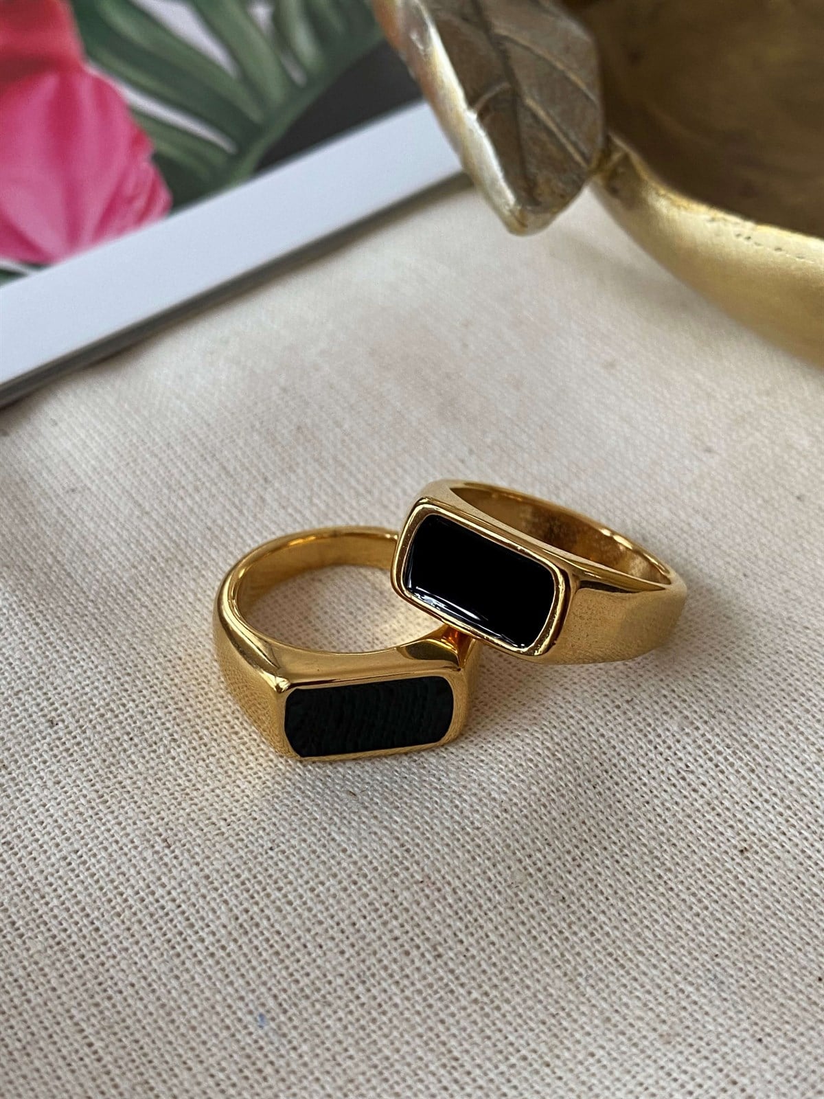 Steel Black Ring