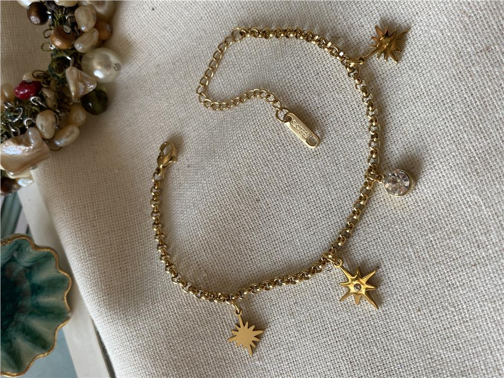 Çelik Taşlı Destiny Bileklik