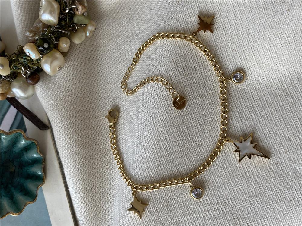 Çelik Taşlı Kutup Yıldızı Bileklik