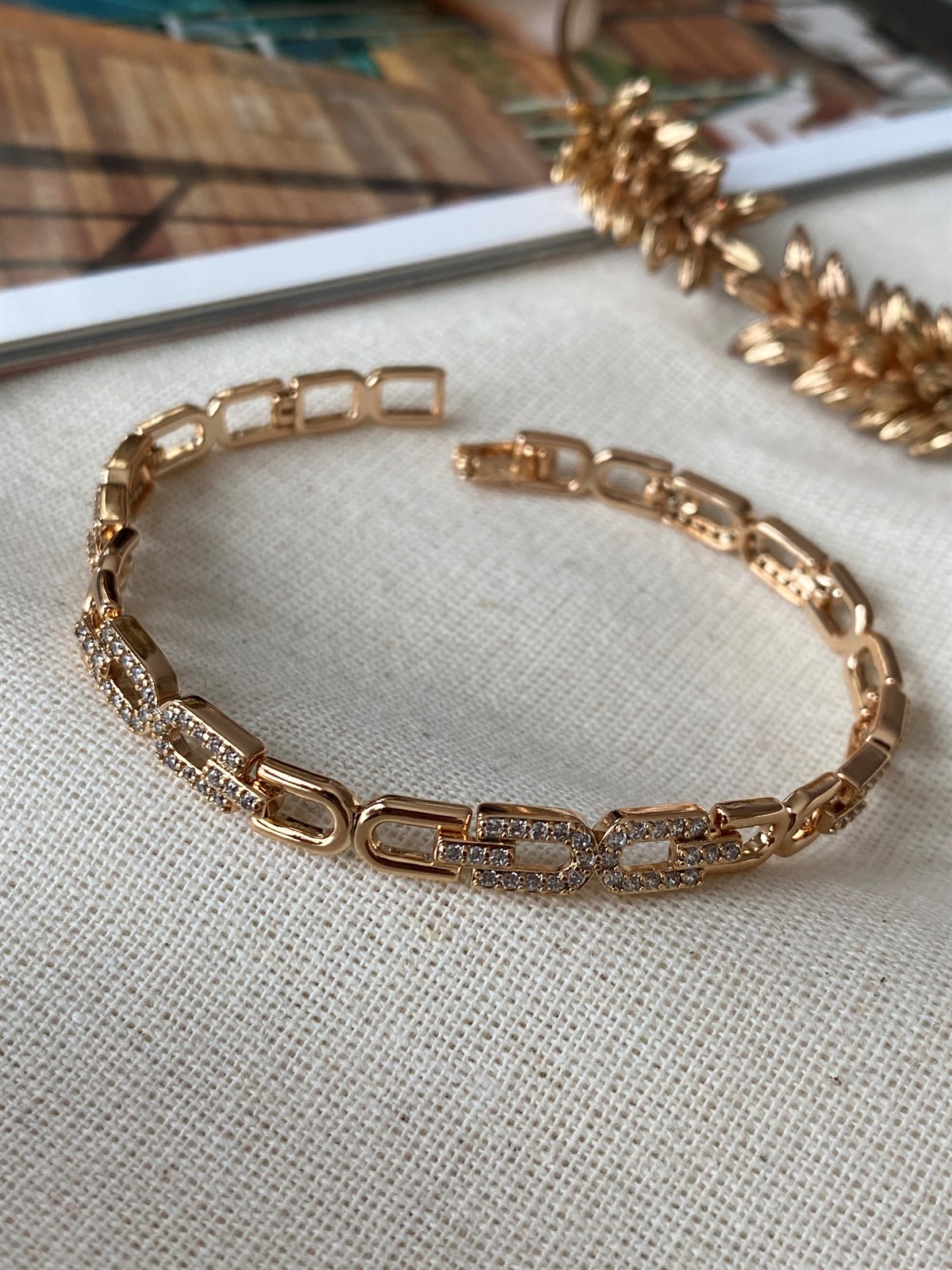 Steel Stone Naal Bracelet