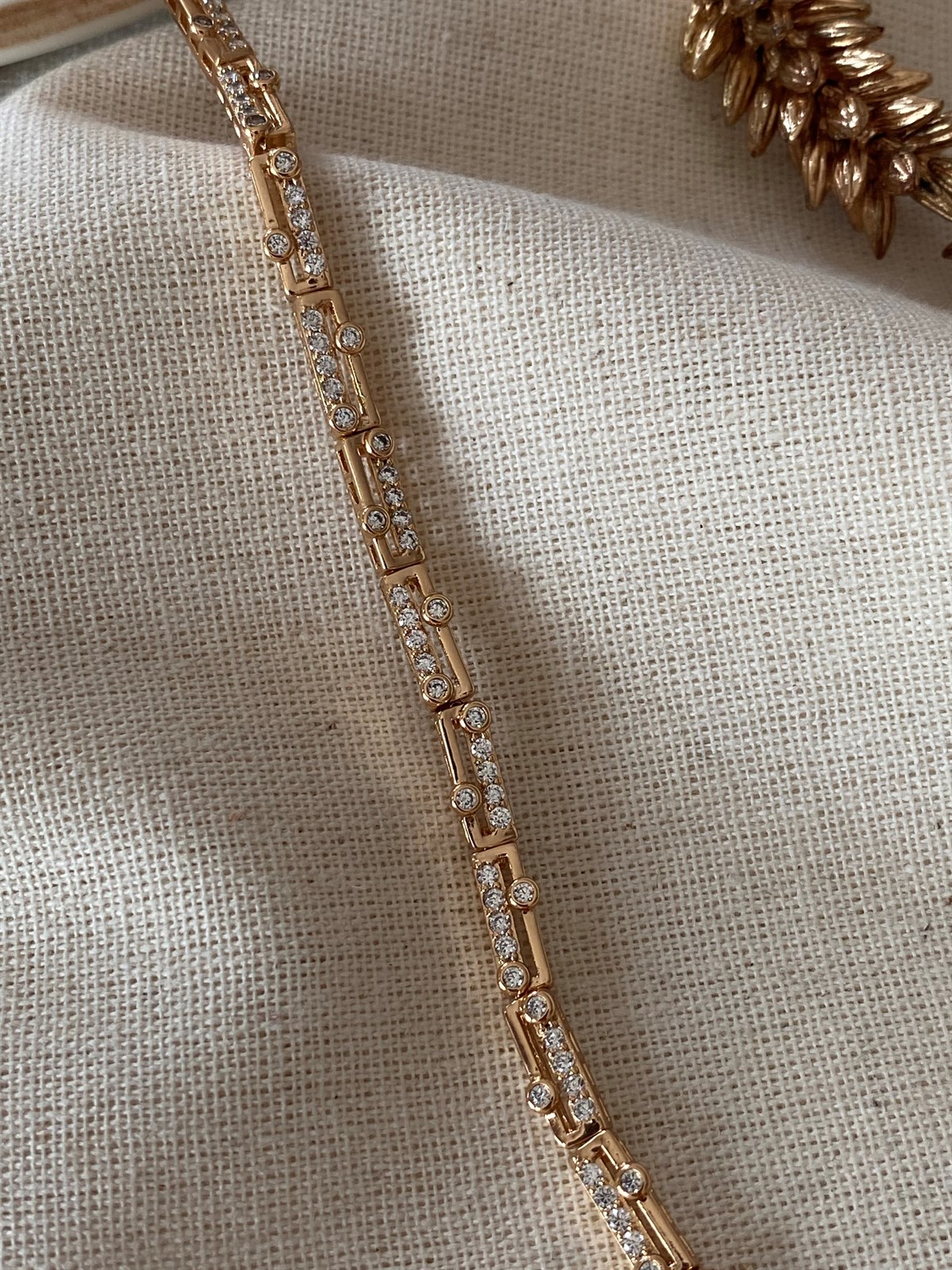 Steel Stone Design Bracelet