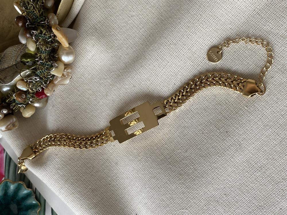 Çelik Üçlü Geçit Bileklik