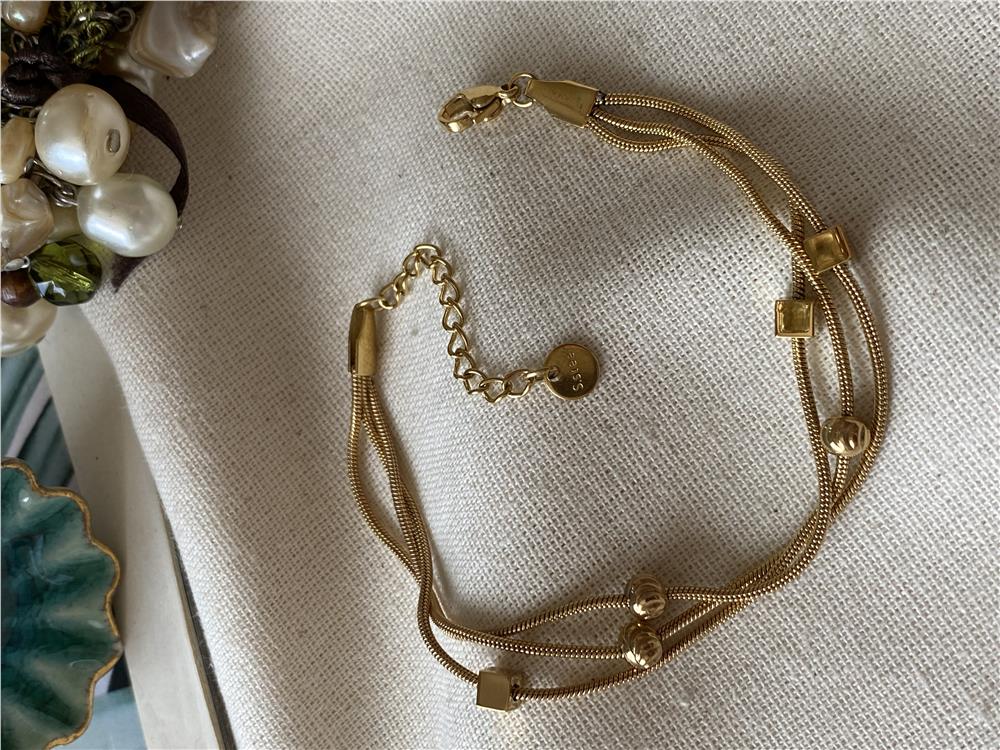 Çelik Üçlü Küp Top Bileklik