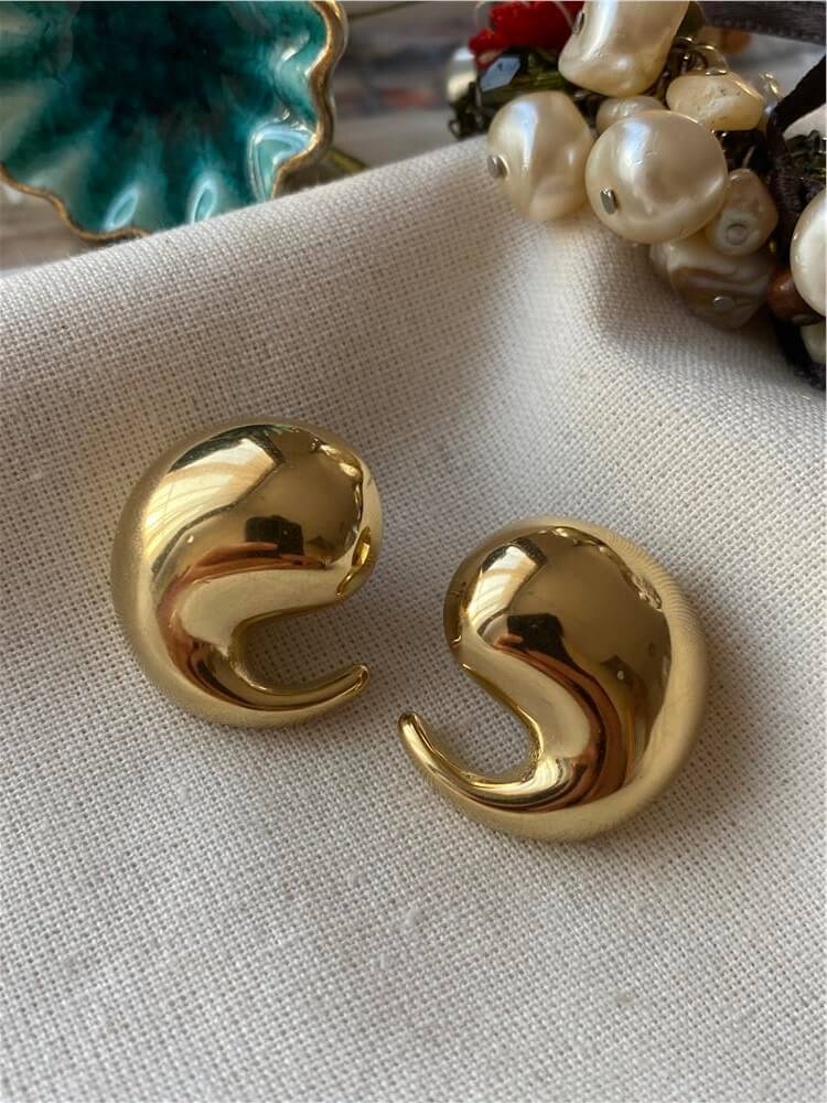 Çelik Vintage Katre Küpe