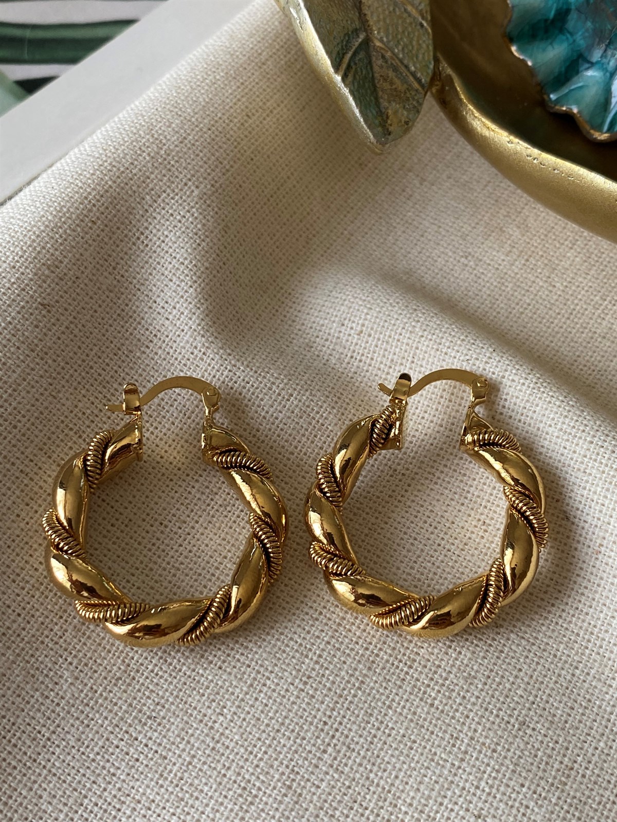 Çelik Vintage Küpe