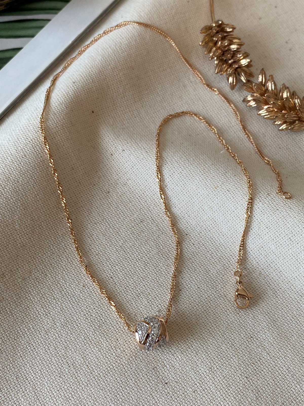 Çelik Xup Lena Kolye