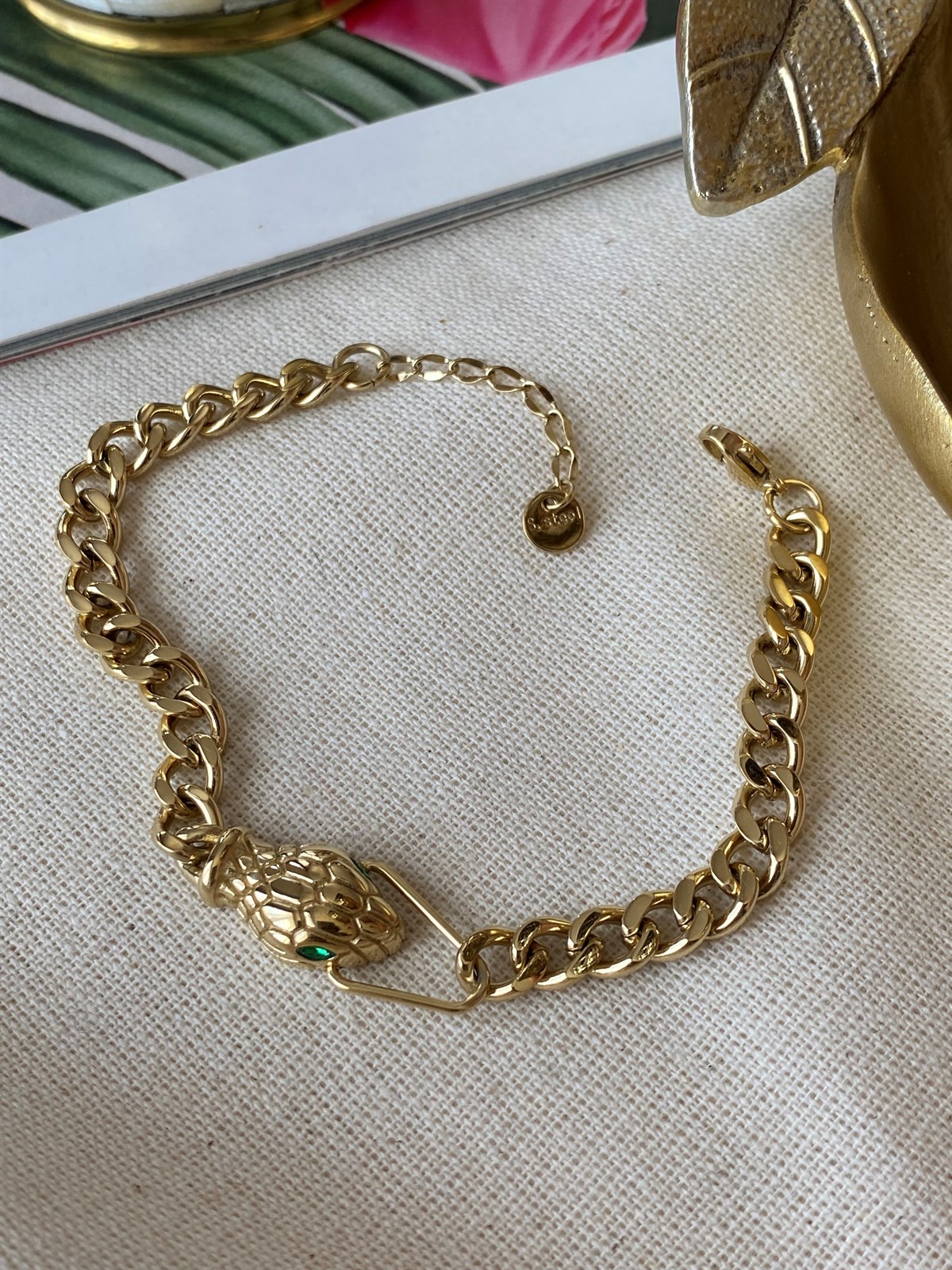 Çelik Yılan Bileklik