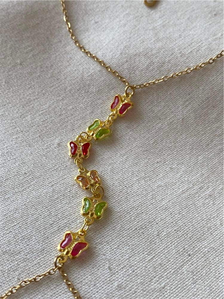 Çelik Zincirli Renkli Kelebekler Şahmeran