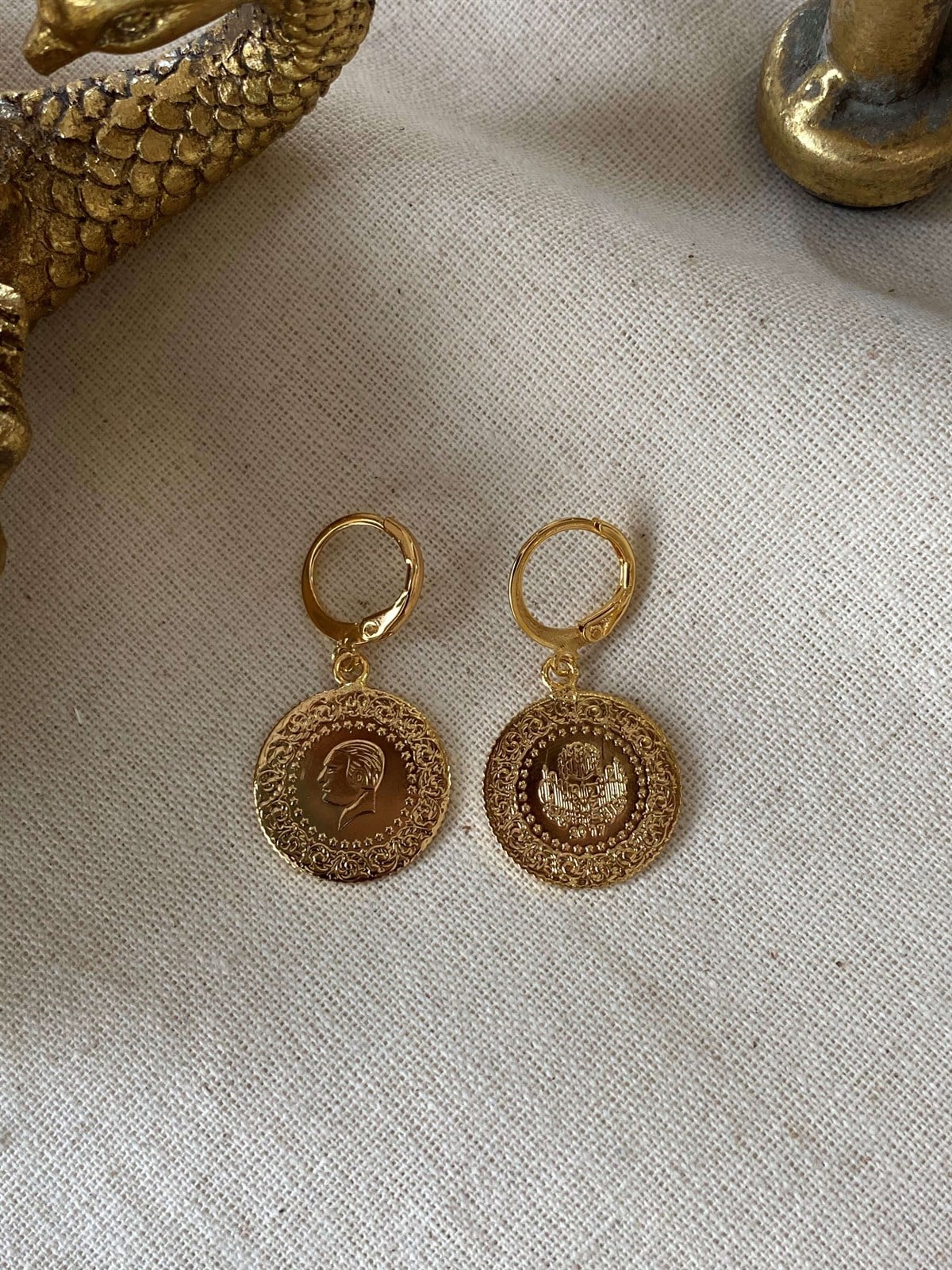 Quarter Earrings