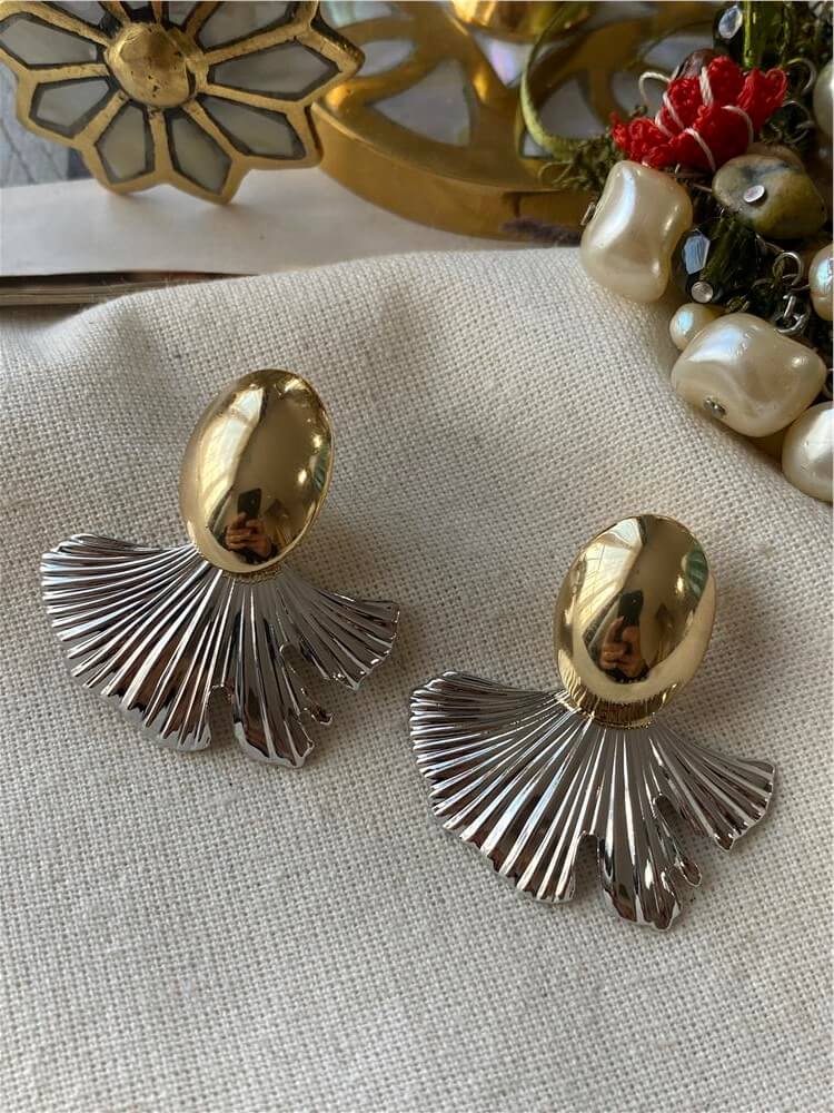 Çift Renk Vintage Küpe