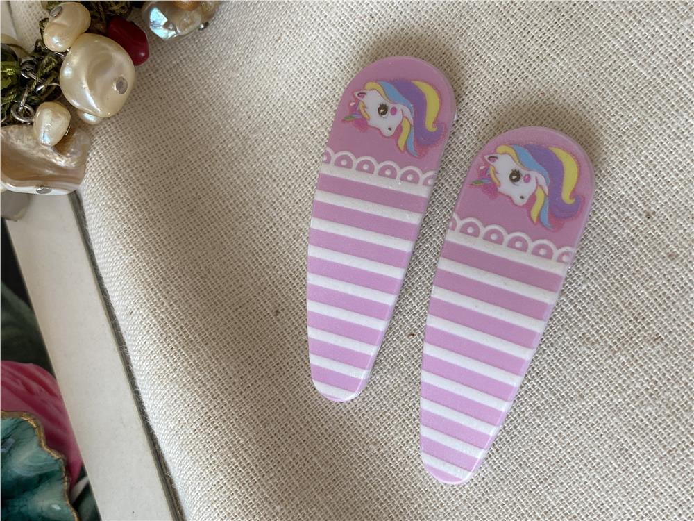 Çizgili Unicorn Toka Seti