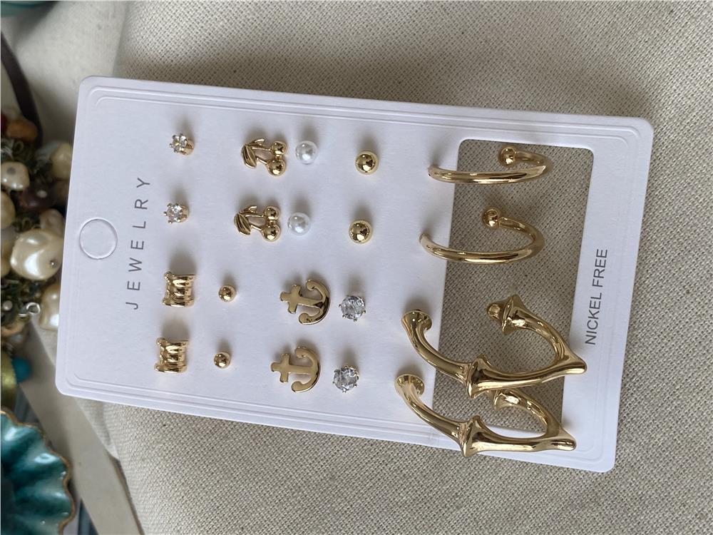 Çoklu Gold Marine Konsept Küpe