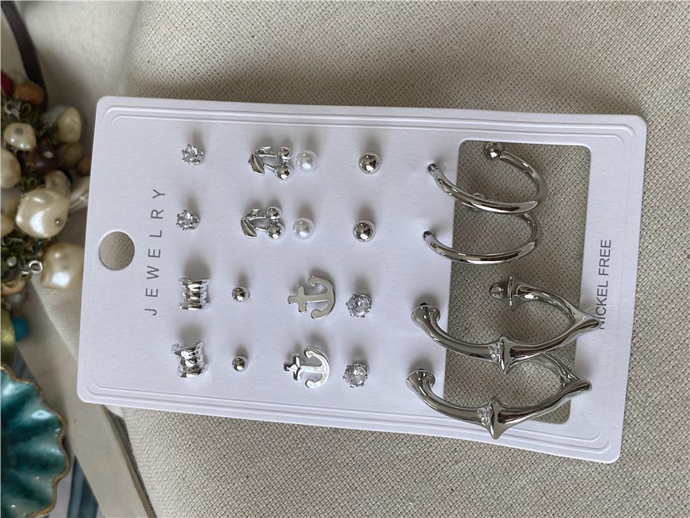 Çoklu Silver Marine Konsept Küpe