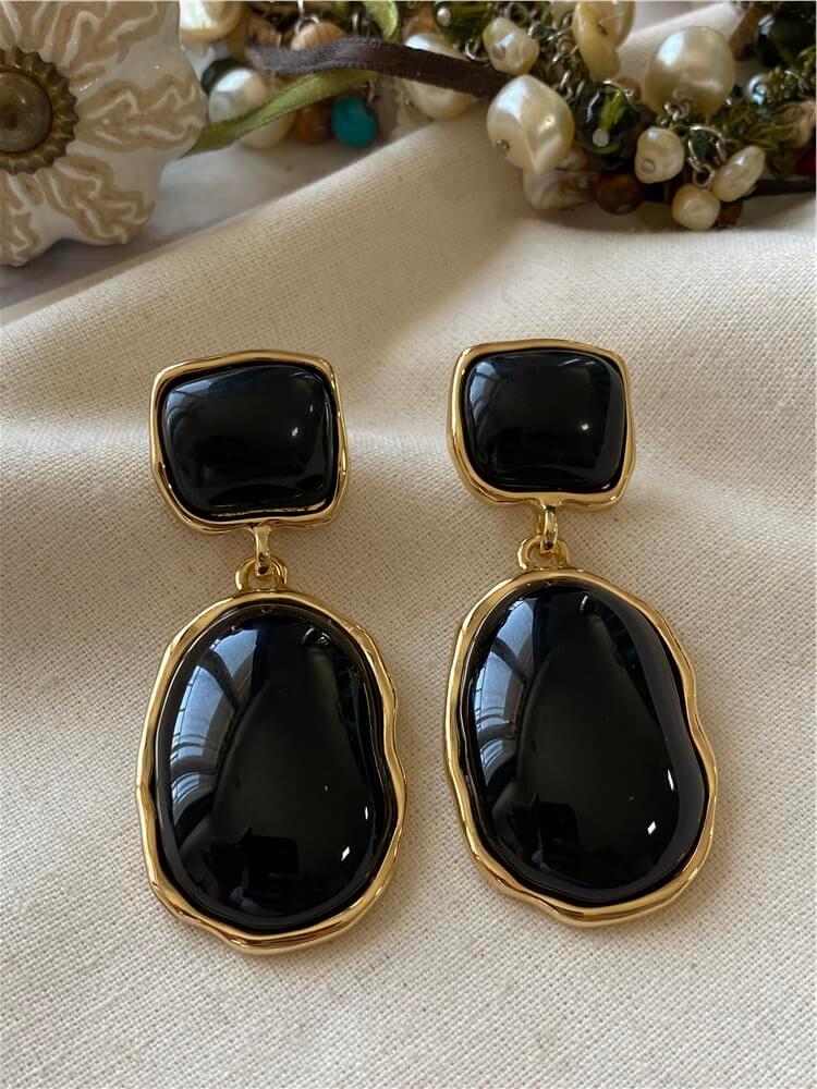 Deep Black Küpe