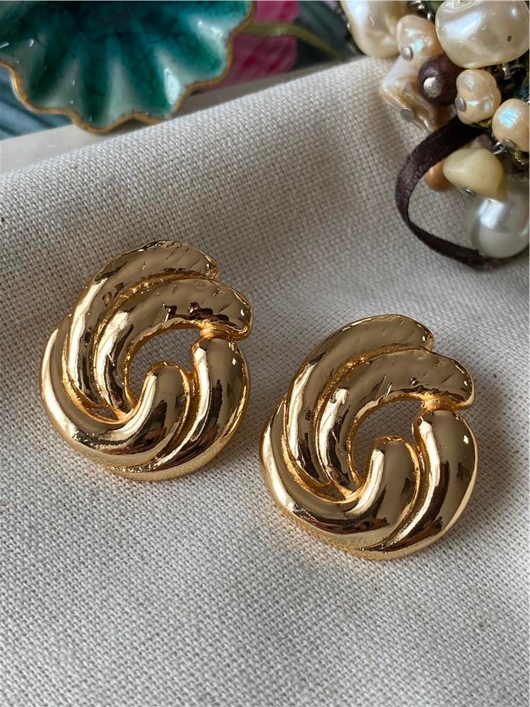 Desenli Wave Küpe