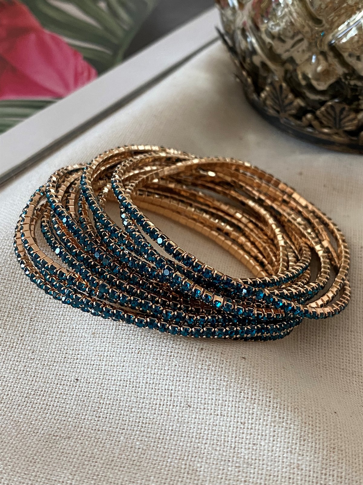 Esnek Mavi Su Yolu Bileklik