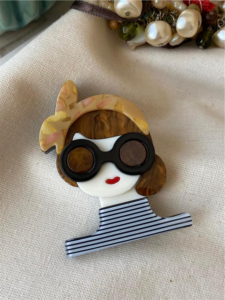Fashion Girl Broş