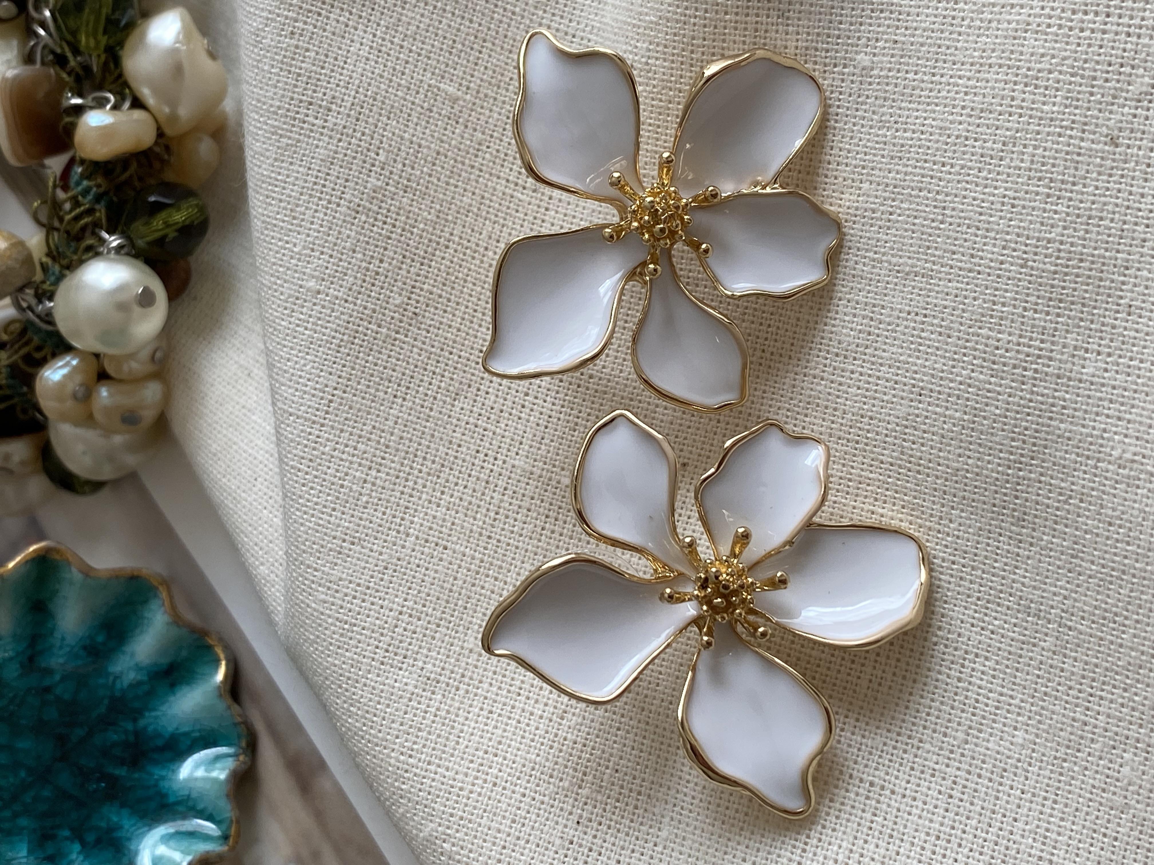 Fiore Bianco Küpe