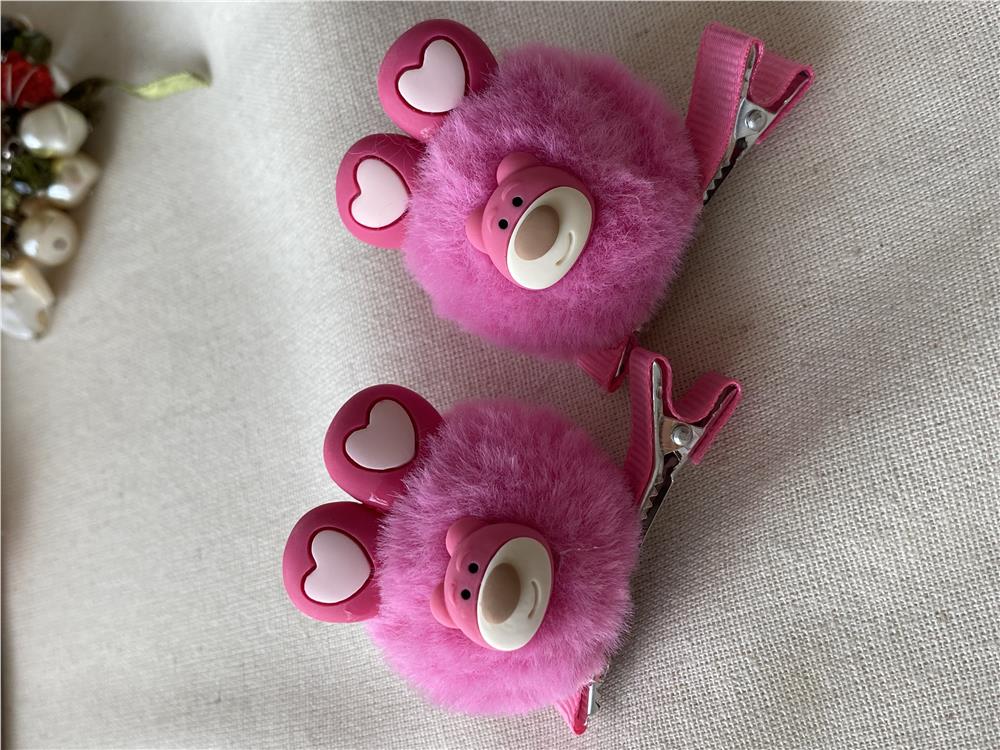 Fuchsia Bear Peluş Toka