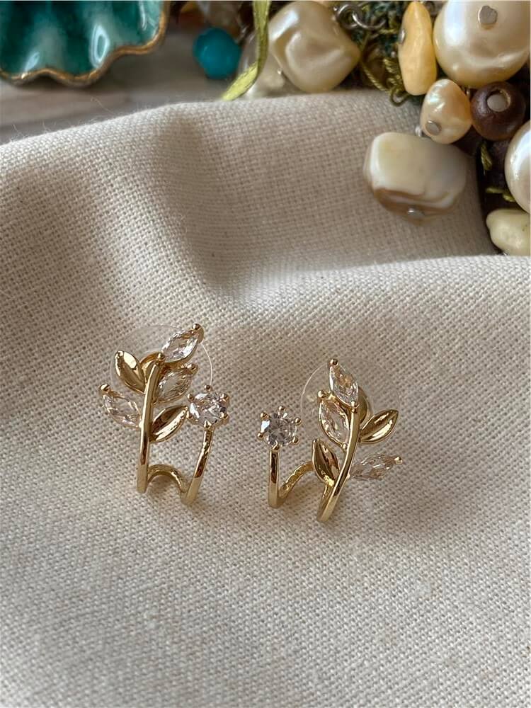 Gold Bahar Dalı Küpe