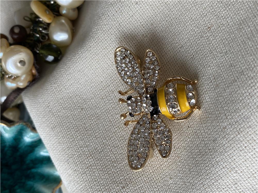 Gold Bombus Broş