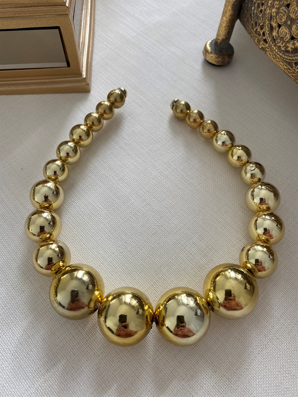 Gold Beaded Crown