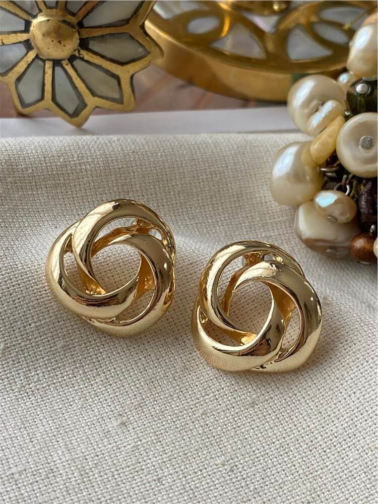 Gold Loop Küpe