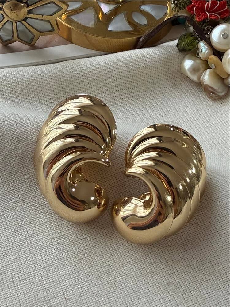 Gold Mermaid Küpe