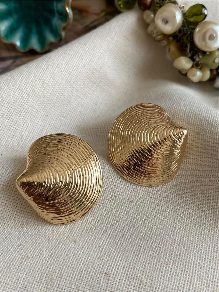 Gold Shell Küpe