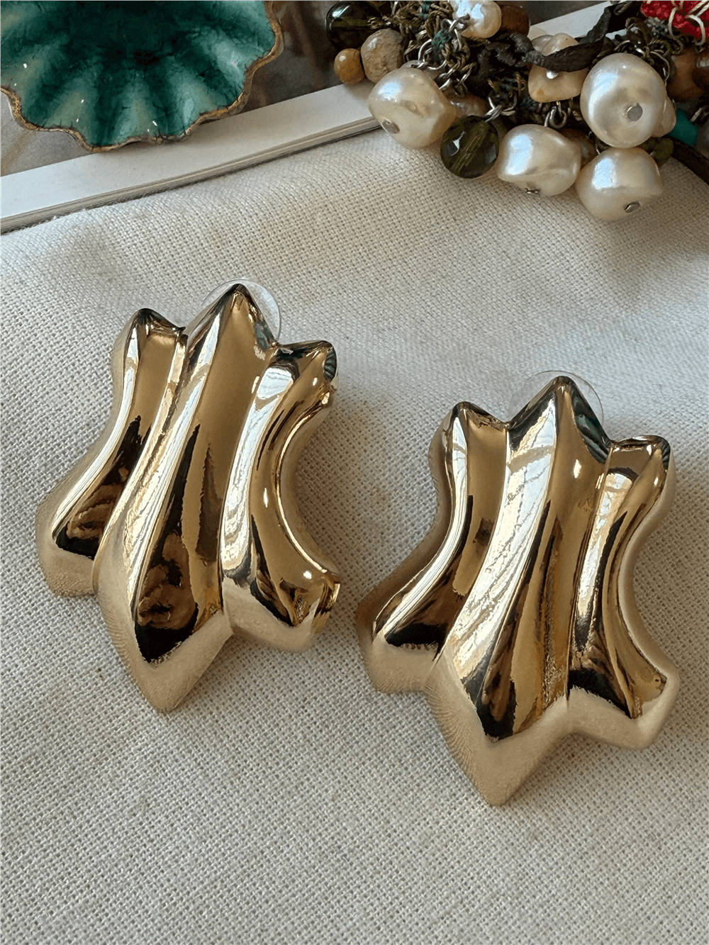 Gold Shield Küpe