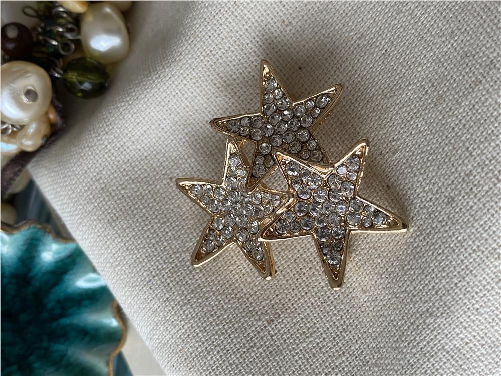 Gold Stars Broş