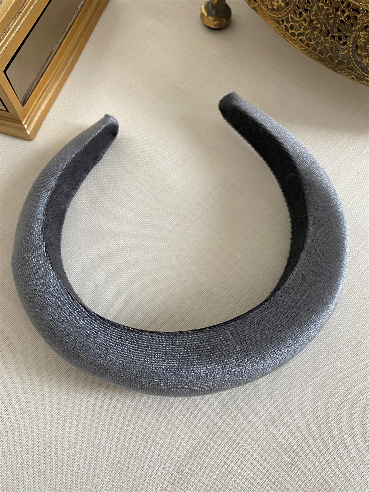 Gray Curved Crown