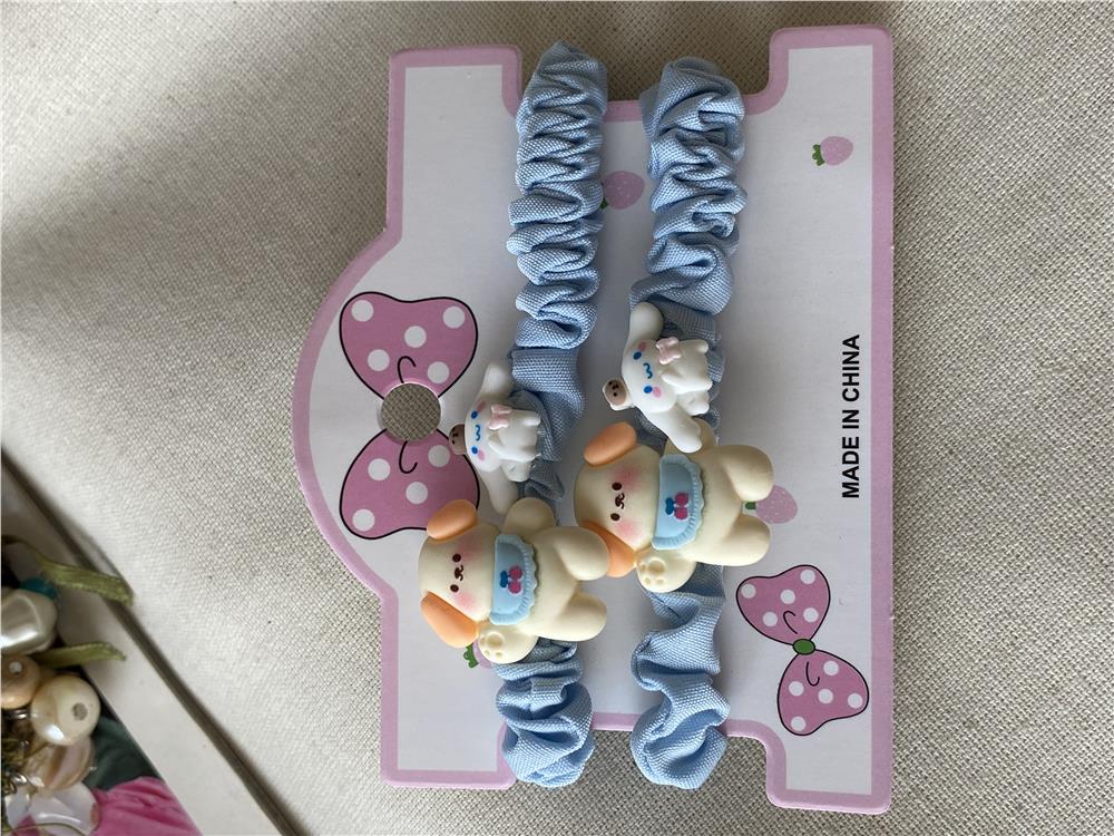 İkili Dogs Mavi Lastik Toka