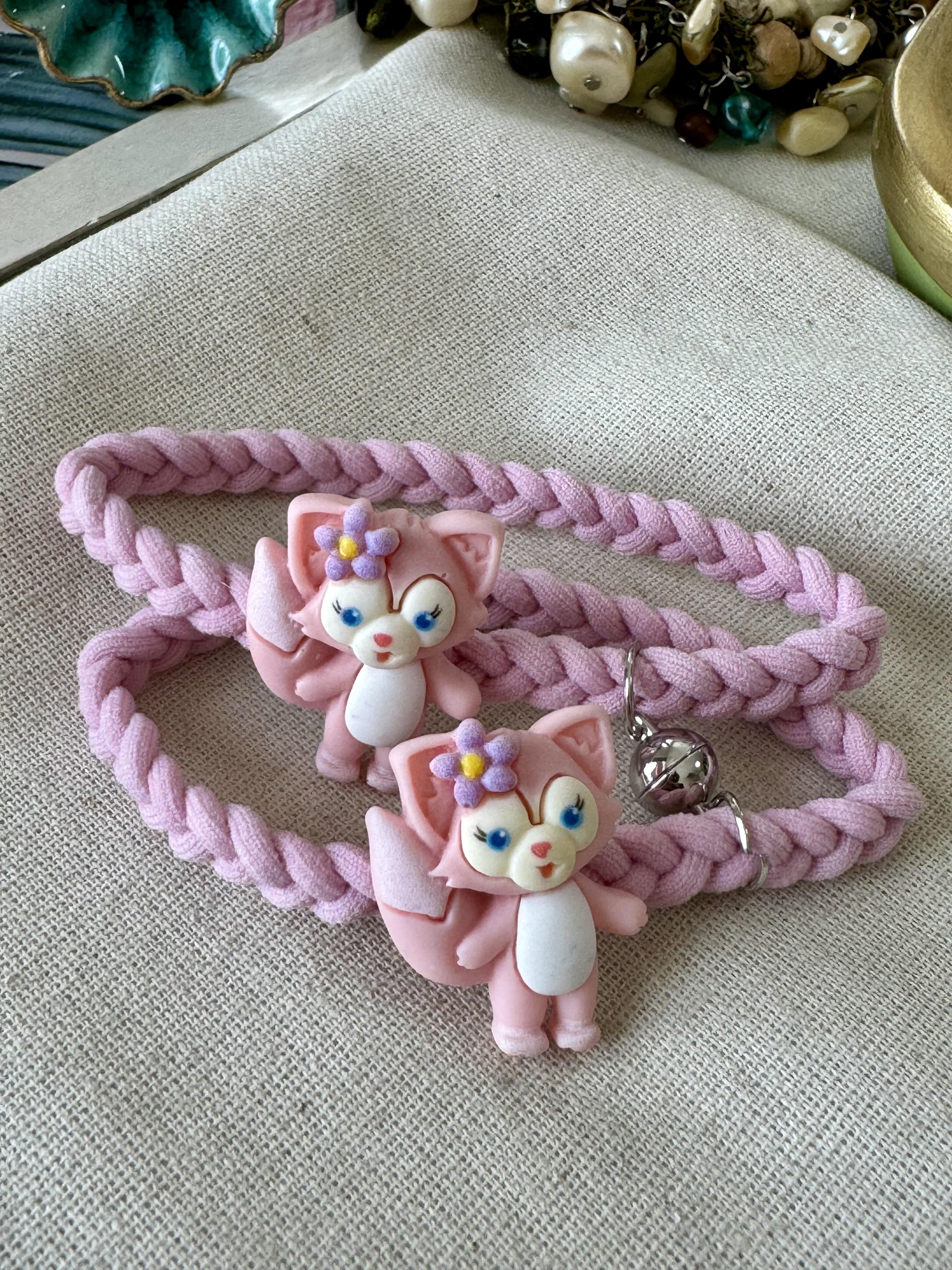 İkili Örgü Pembe Kurt Toka 