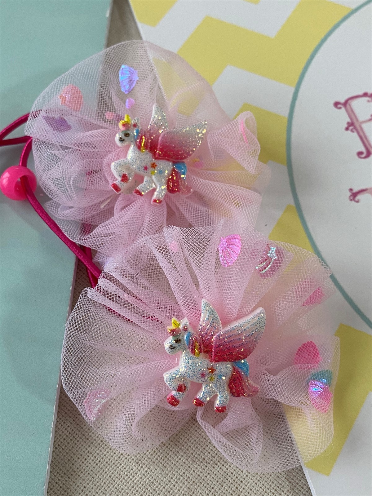 İkili Unicorn  Pembe Toka 