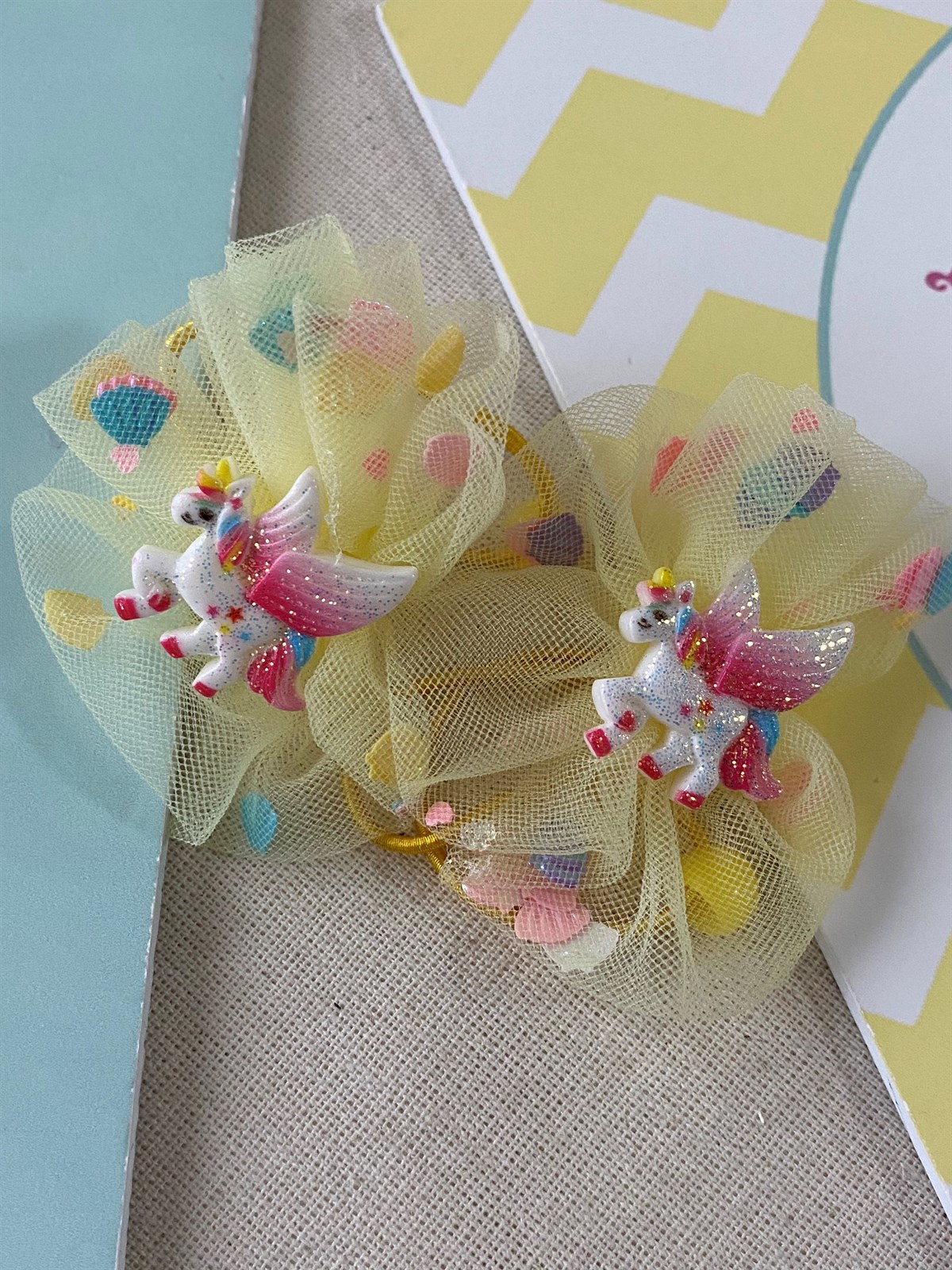 İkili Unicorn Sarı  Toka