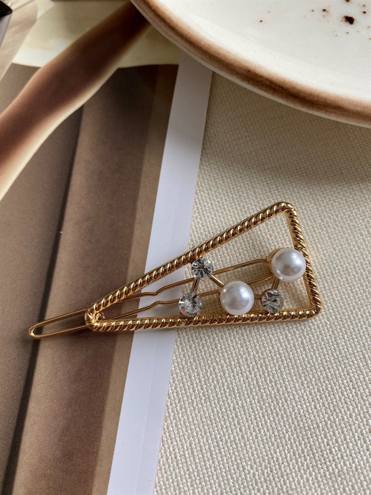 Pearl & Stone Clasp