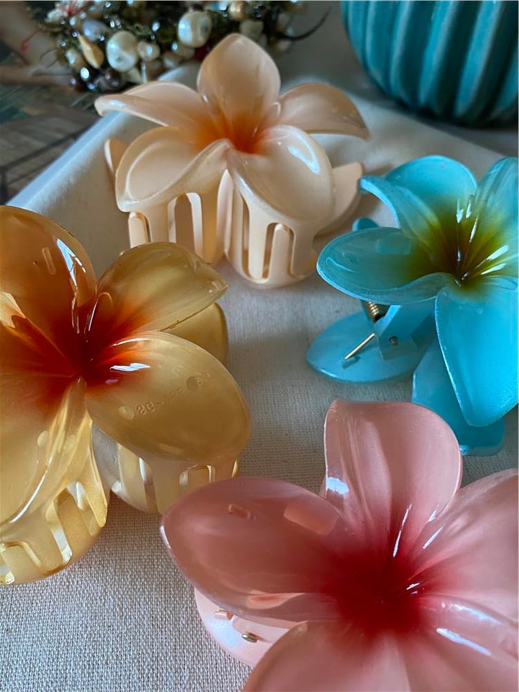 Lotus Çiçek Toka 8 cm