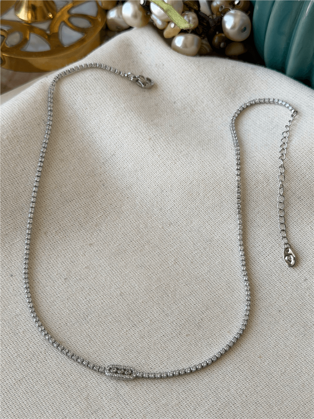 Messik Model İnce Suyolu Kolye