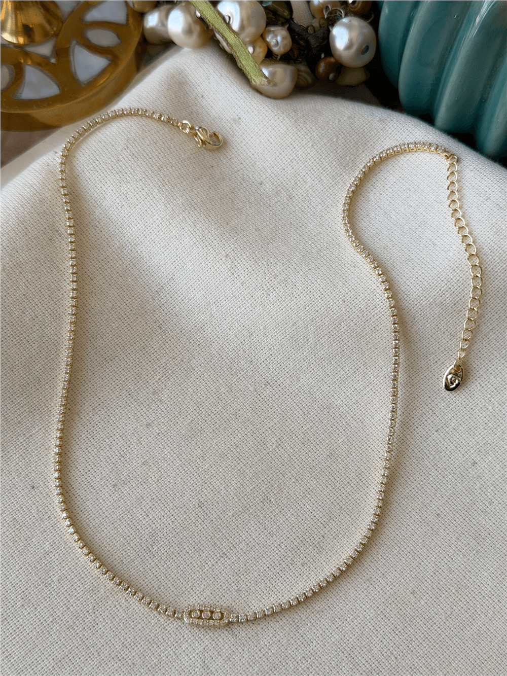 Messik Model İnce Suyolu Kolye