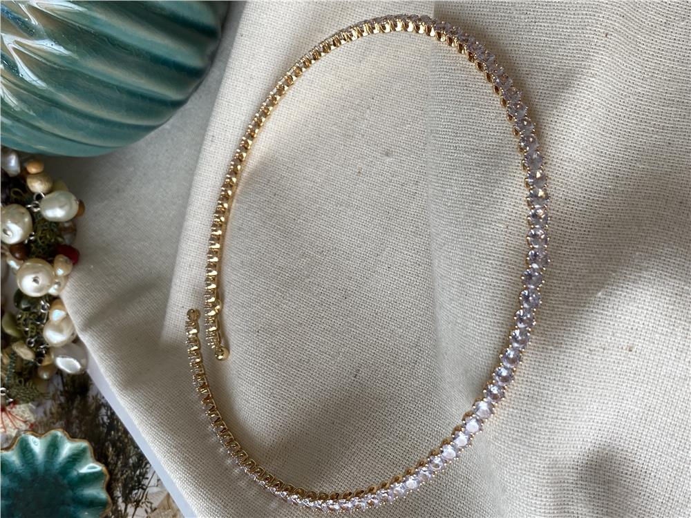 Mini Baget Choker Kolye