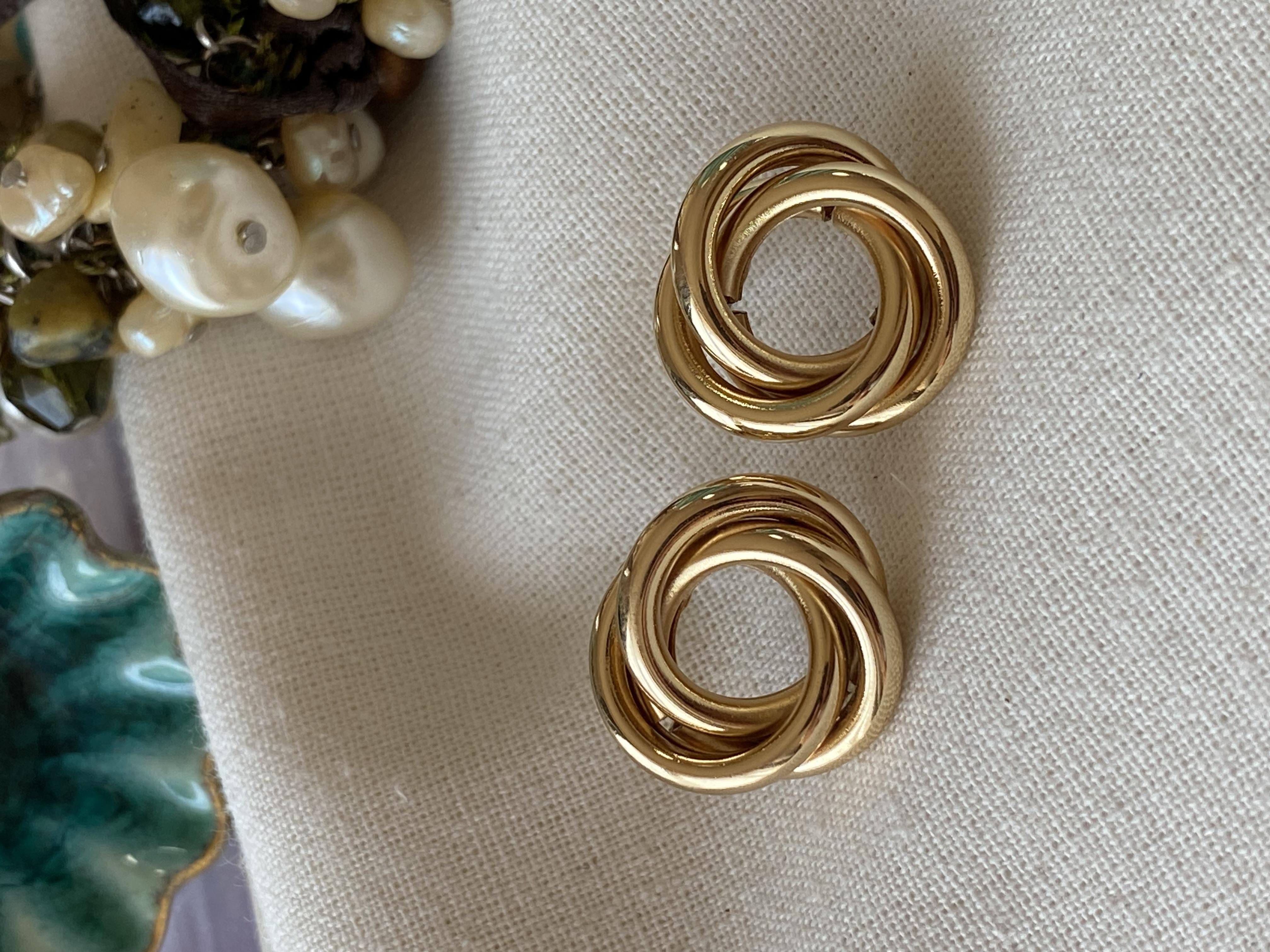 Mini Gold Döngü Küpe