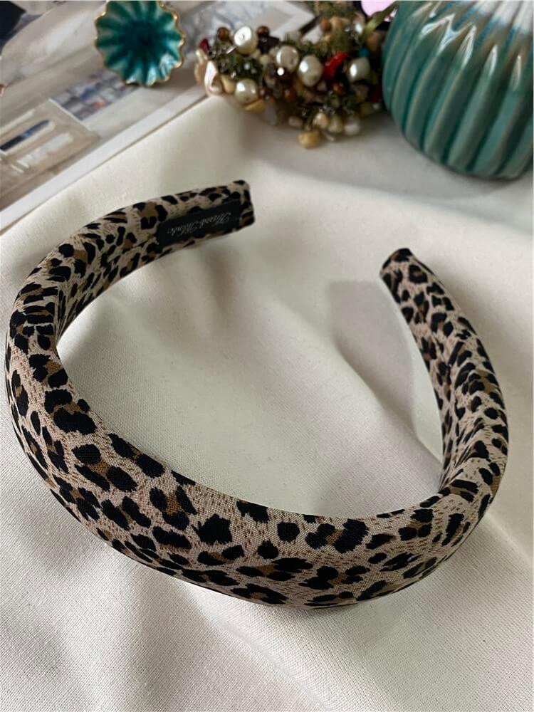 Minik Leopar Desenli Taç