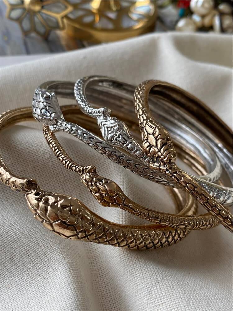 Mix Yılan Figürlü Bilezik Seti