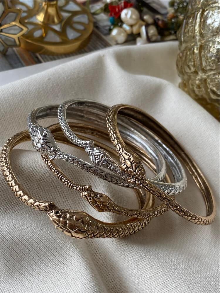 Mix Yılan Figürlü Bilezik Seti