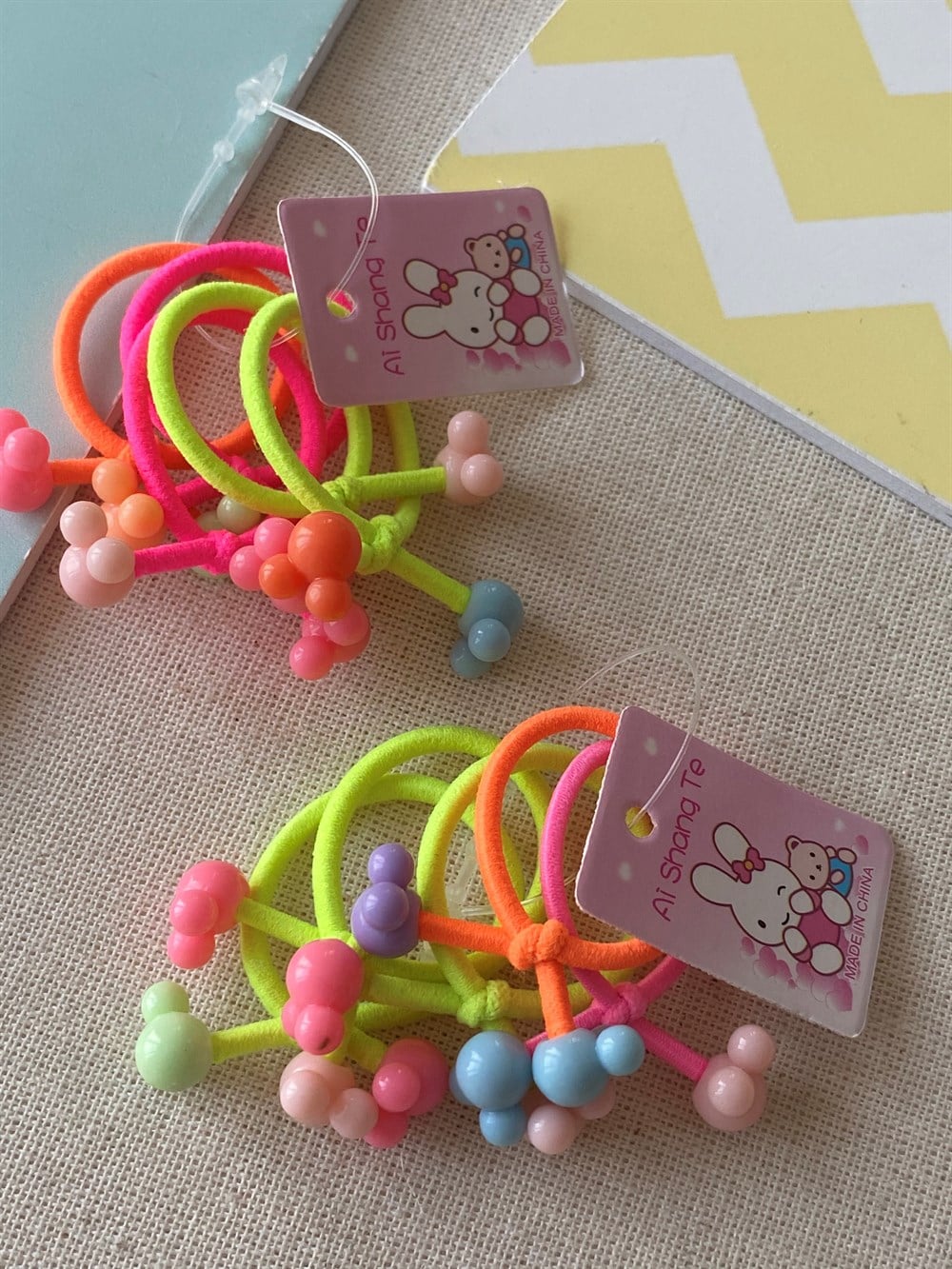 Neon Lastik Toka 5'li 