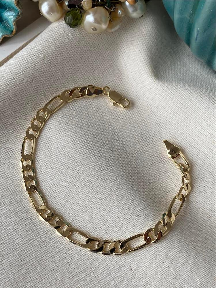 Özel Seri 14K Figaro Bileklik