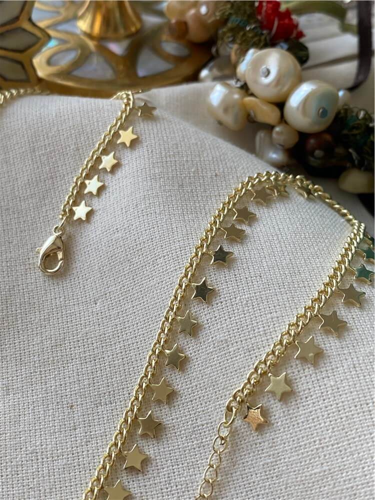 Özel Seri 14K Yıldızlı Kolye