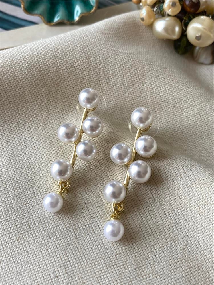 Özel Seri Dancing Pearls Küpe