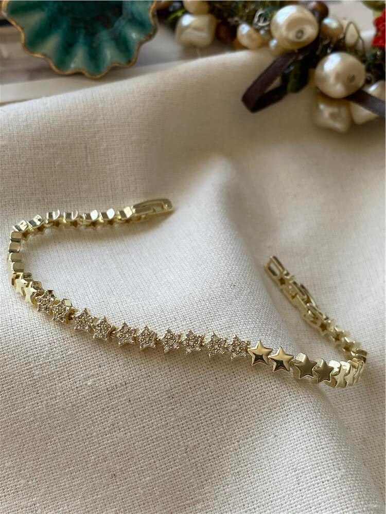 Özel Seri Taşlı Mini Yıldızlar Bileklik